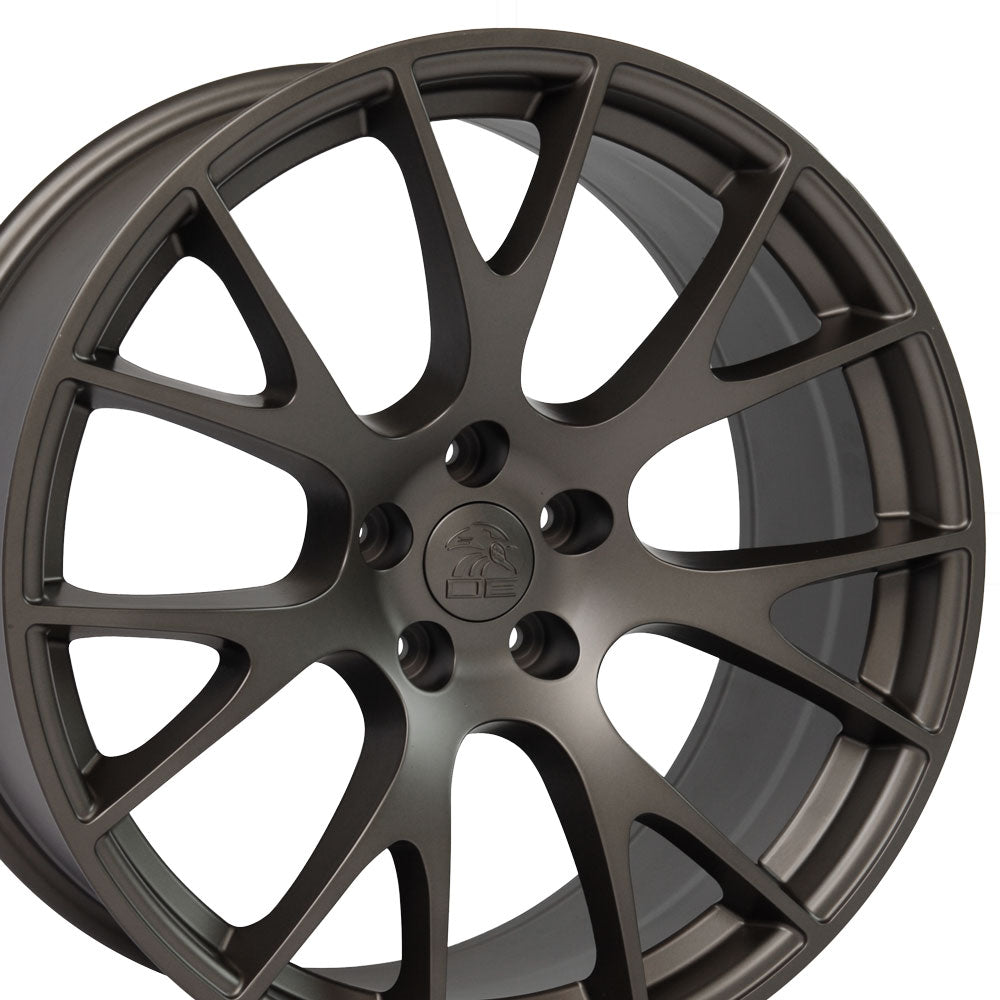 20" Rim Fits Dodge Charger Challenger Hellcat Wheel DG15 20x10 Bronze