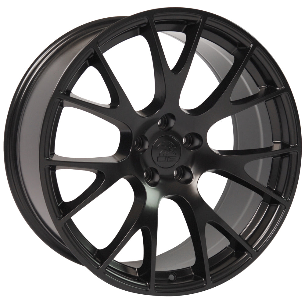 22" fits Dodge - Hellcat Style Wheel - Satin Black 22x9