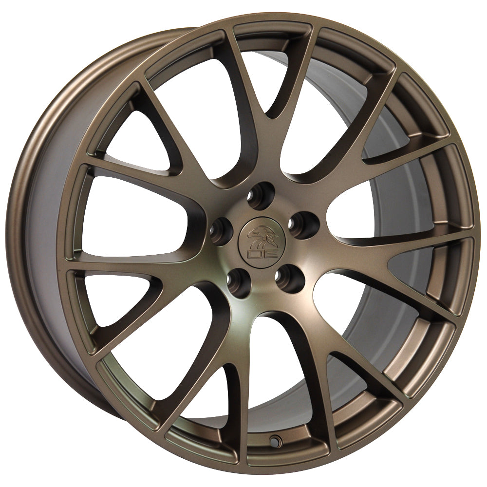 22" fits Dodge - Hellcat Style Wheel - Bronze 22x9