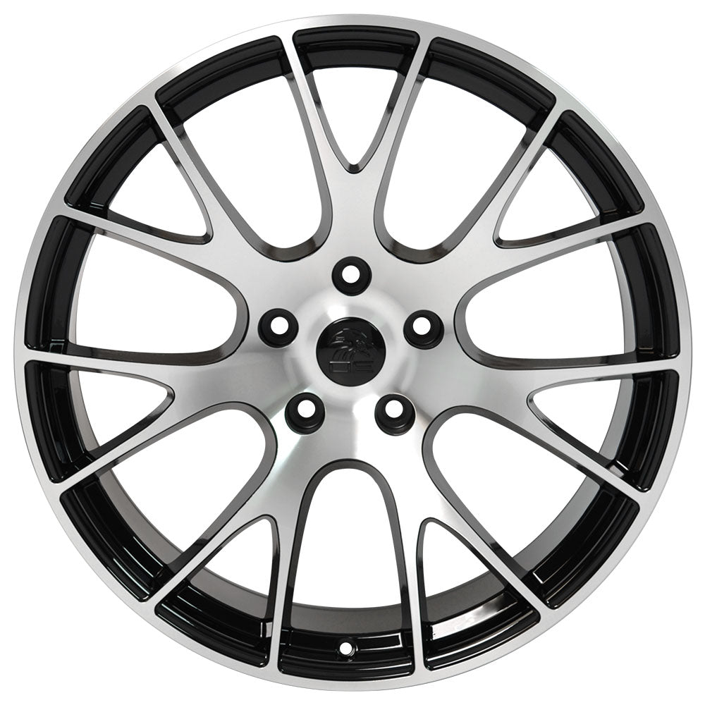 22" fits Dodge - Hellcat Style Wheel - Machined 22x9