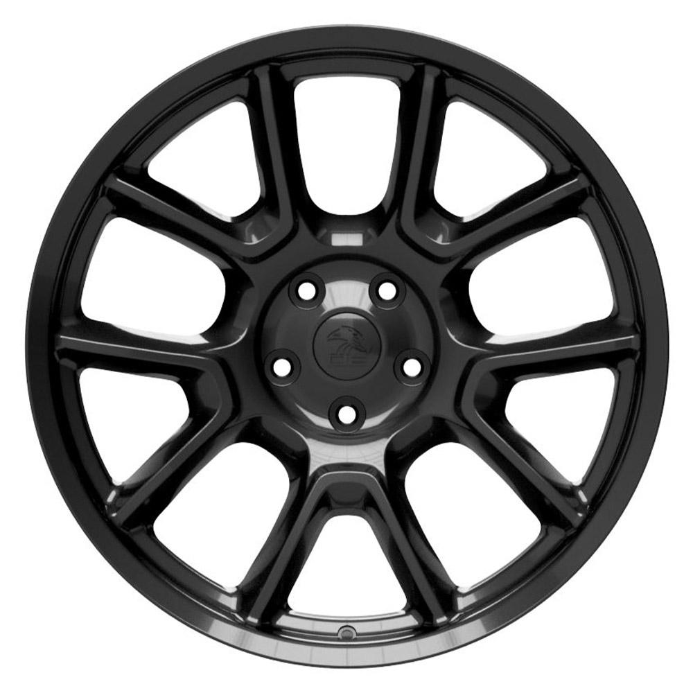 22" Wheel fits Ram 1500 - DG21 Black 22x9.5