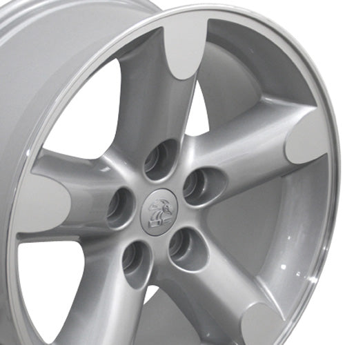 20" Fits Dodge - Ram 15 Wheel - Silver Mach'd Face 20x9