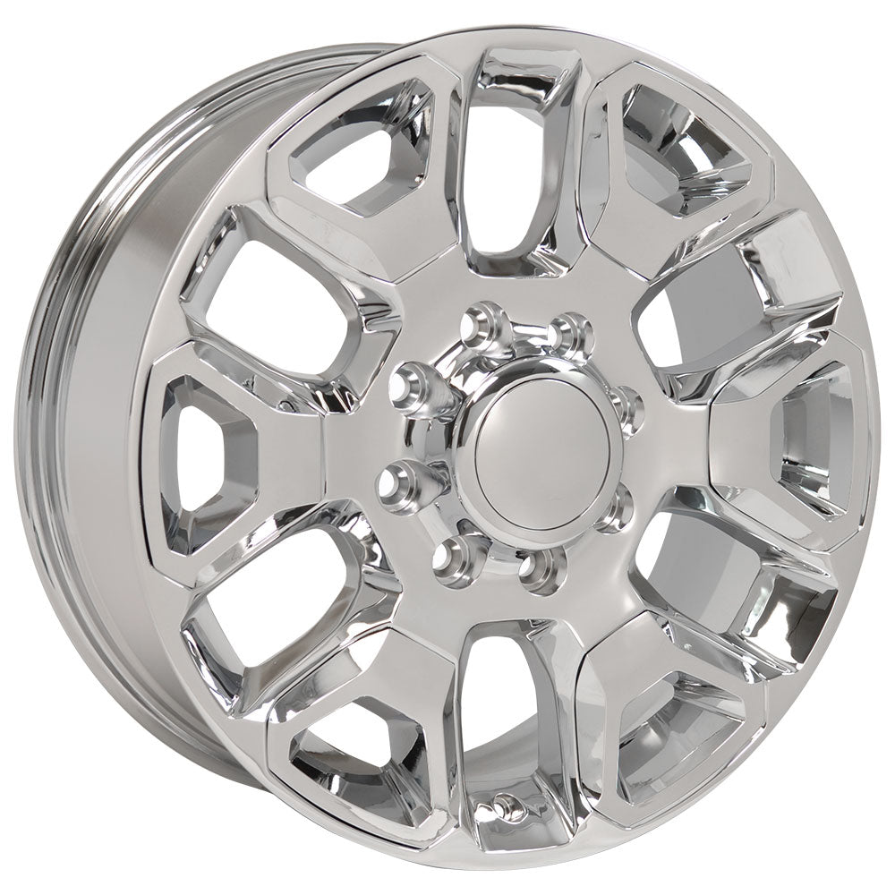 20" fits Dodge - 2500-3500 Wheel - Chrome with Chrome Inserts 20x8