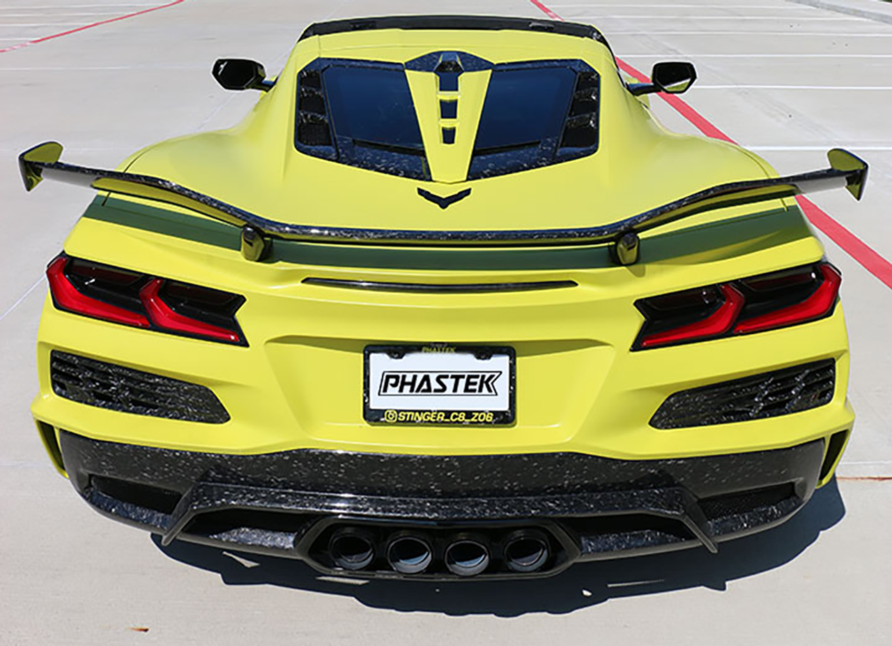 Drake Split Window Applique :: 2020-2025 C8 Corvette Stingray Coupe