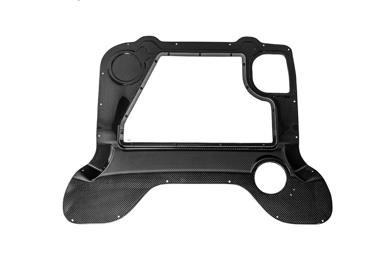 EOS HTC Carbon Fiber Engine Bay Cover, Exposed :: 2020-2025 C8 Corvette Stingray & Z06 Convertible