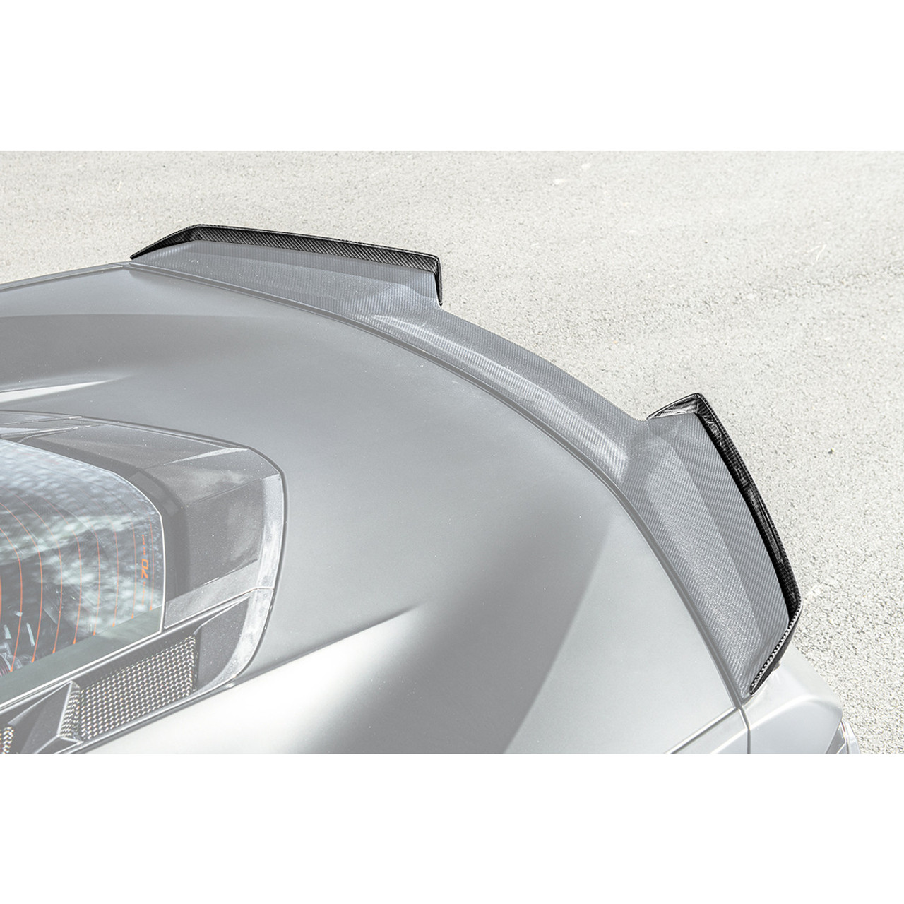 EOS Rear Spoiler Wicker Bill Extension, Carbon Fiber :: 2023-2025 Corvette C8 Z06 & E-Ray