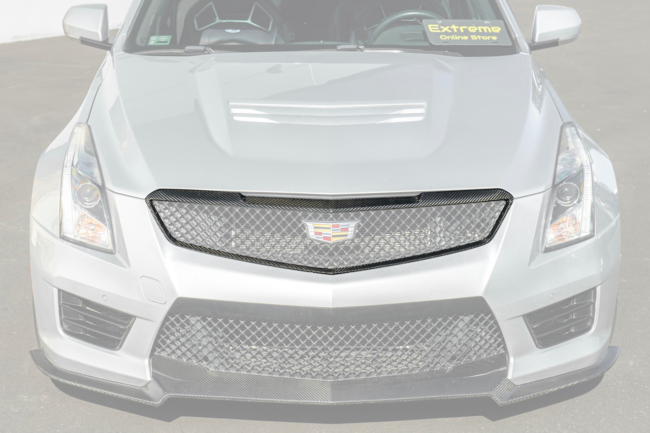 EOS Front Grille Trim, Carbon Fiber :: 2016-2019 Cadillac ATS-V