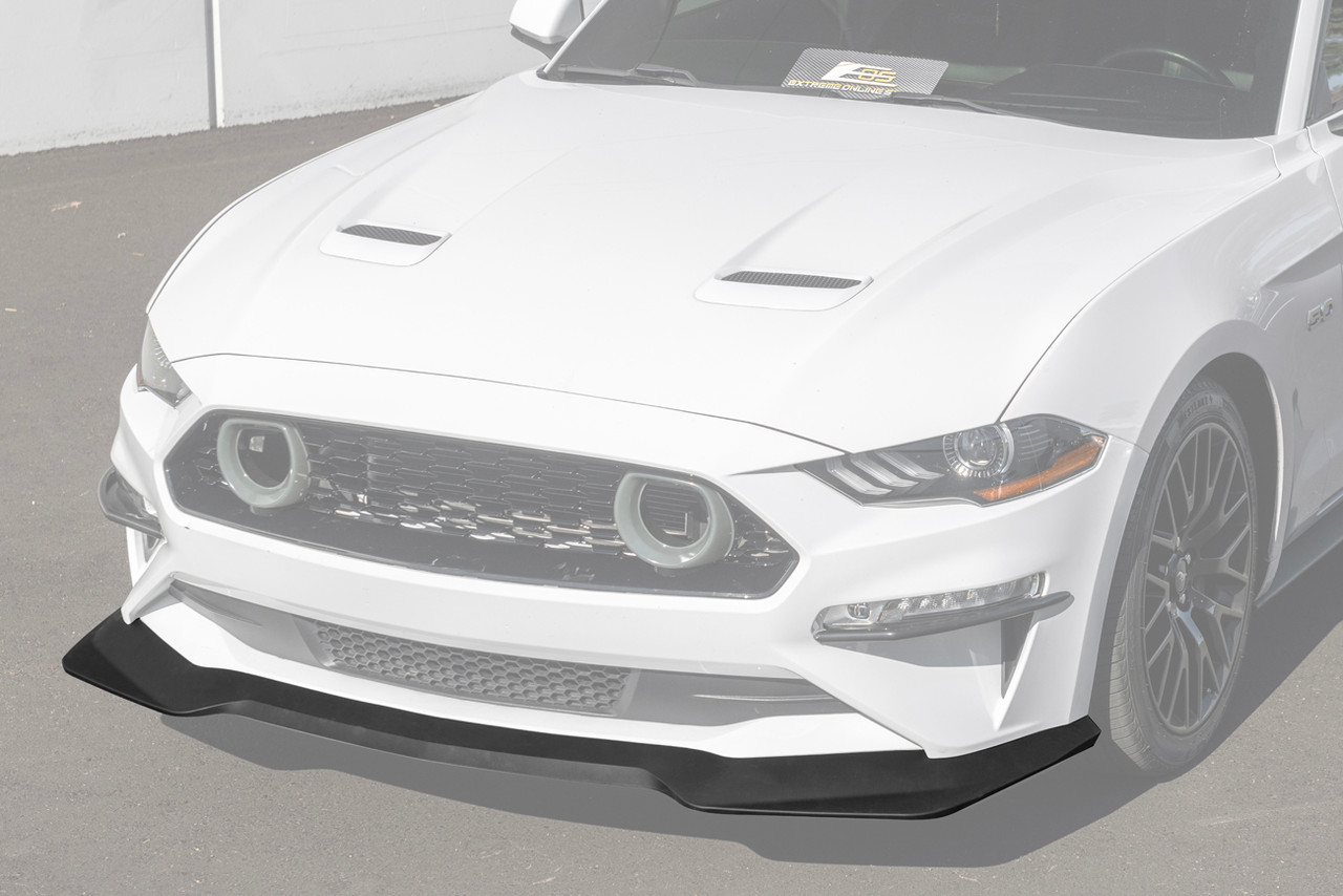 EOS Performance Style Front Splitter, Un-Painted :: 2018-2023 Ford Mustang GT & EcoBoost