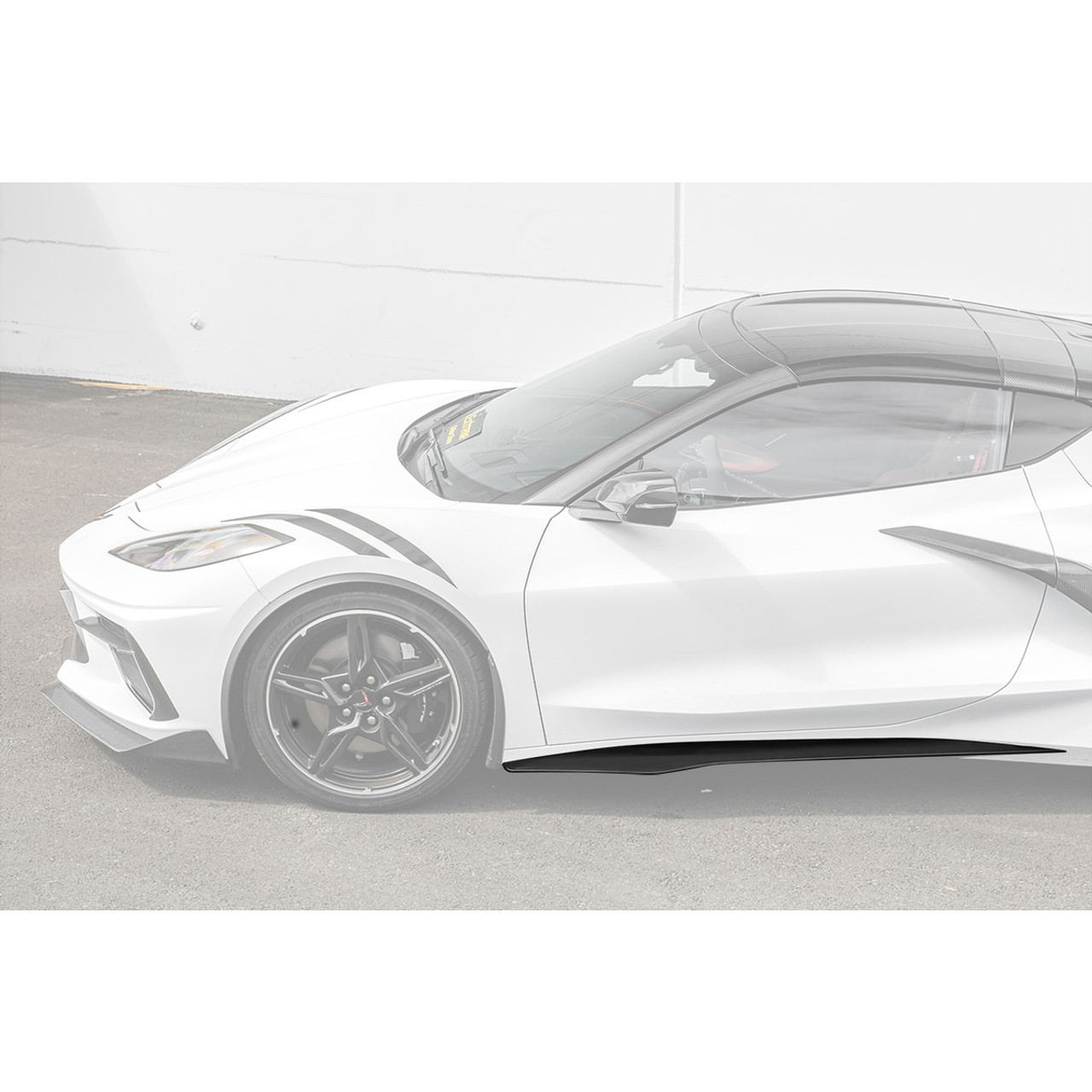 EOS Z06 Style Side Skirts, Un-Painted :: 2020-2025 Corvette C8 Stingray & Z51