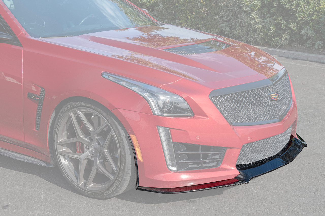 EOS Front Splitter & Side Wheel, Carbon Fiber :: 2016-2019 Cadillac CTS-V