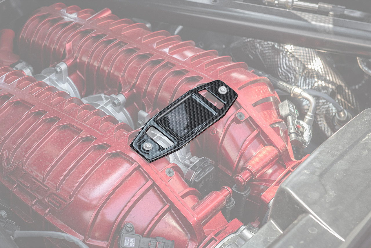 EOS Engine Bay Builder Plaque, Carbon Fiber :: 2023-2025 C8 Corvette Z06