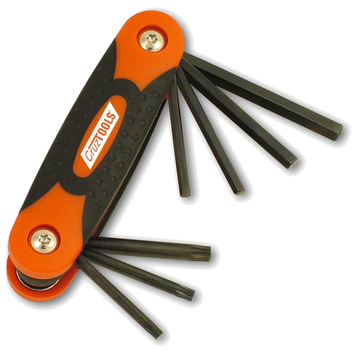 CruzTOOLS Folding Hex/Torx Key Set - FHT1