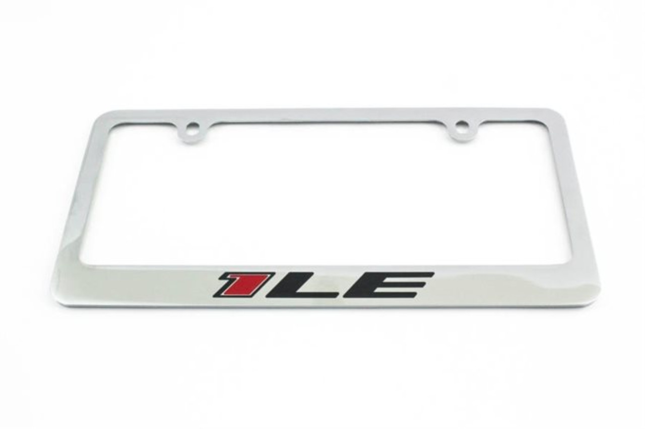 Elite "1LE" License Plate Frame, Chrome :: 2013-2024 Camaro SS/1LE