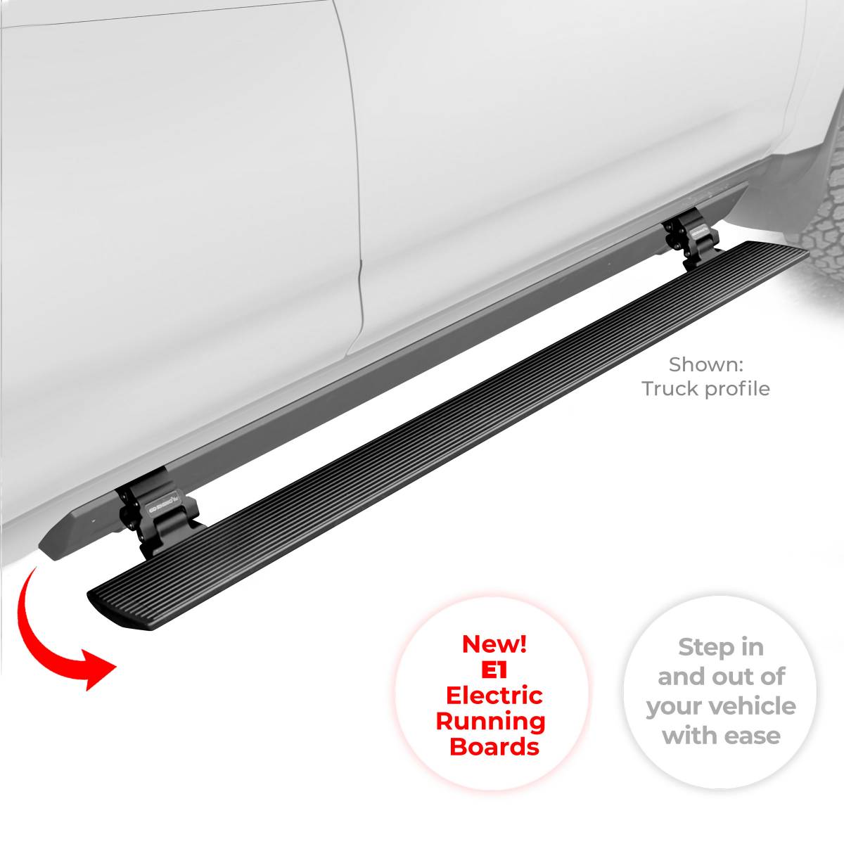 Go Rhino E1 Electric Running Boards | 2015+ colorado / canyon | Crew Cab