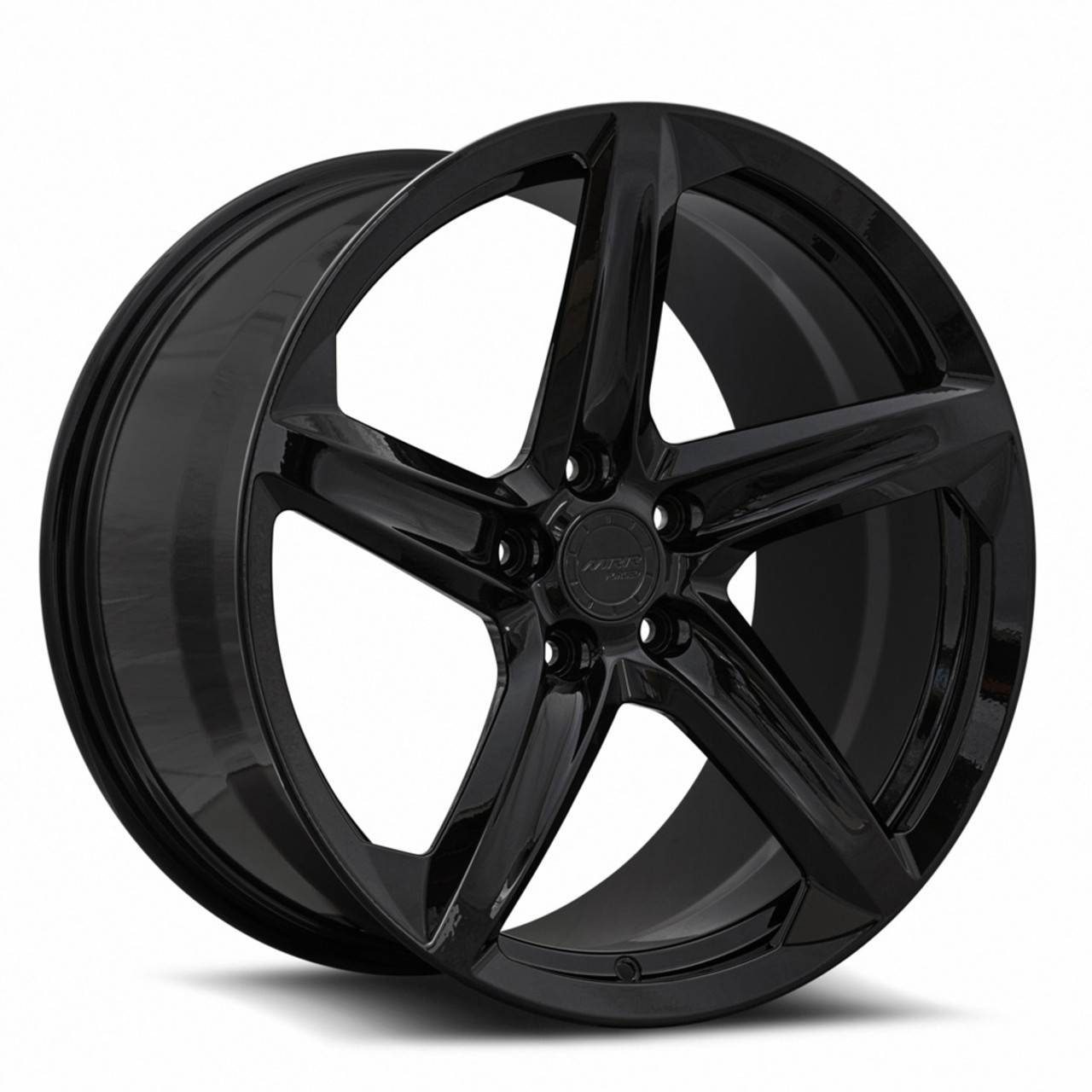 MRR F23 Forged Rear Left Side Wheel, Gloss Black, 21x12 :: 2020-2025 C8 Corvette