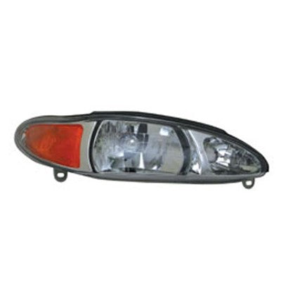 2000 Ford Escort Front Passenger Side Replacement Headlight Assembly ARSWLFO2503137V