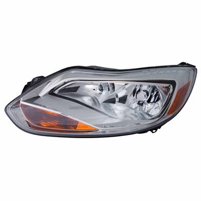 2012 Ford Focus Front Passenger Side Replacement Halogen Headlight Assembly ARSWLFO2503298C
