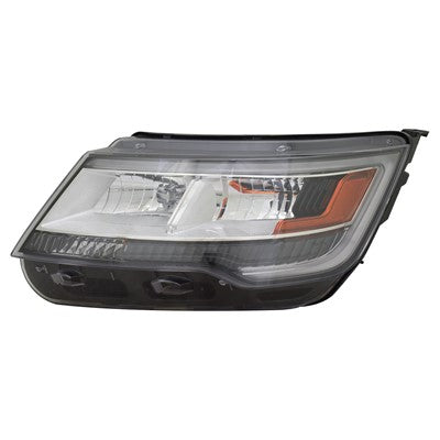 2016 Ford Explorer Front Driver Side Replacement Halogen/LED Headlight Lens and Housing ARSWLFO2518129C