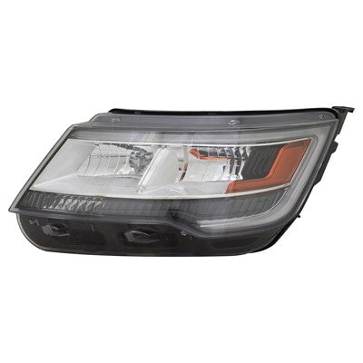 2016 Ford Explorer Front Driver Side Replacement Halogen/LED Headlight Lens and Housing ARSWLFO2518130C