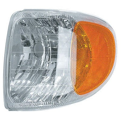 2000 Mercury Mountaineer Front Driver Side Replacement Turn Signal / Parking Light Lens and Housing ARSWLFO2520160V