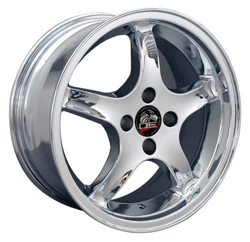 17" Fits Ford - Mustang Cobra R Deep Dish Wheel - Chrome 17x8