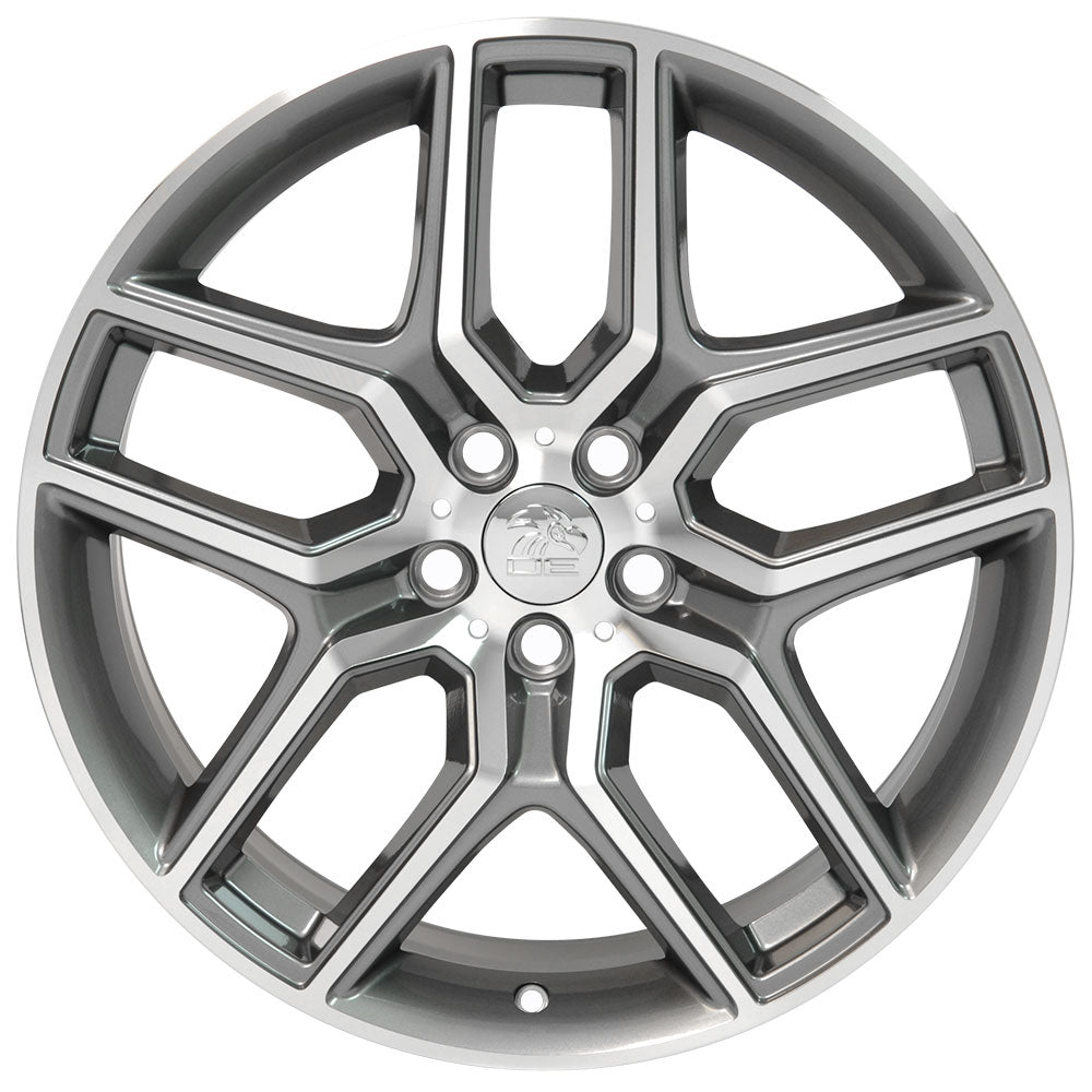 20" Fits Ford Explorer Wheel - Gunmetal Machined Face 20x9