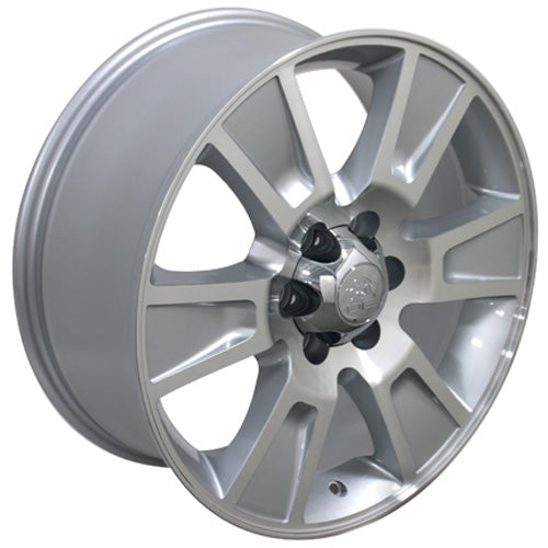 20" Fits Ford - F-15 Style Wheel - Silver Mach'd Face 2x8.5
