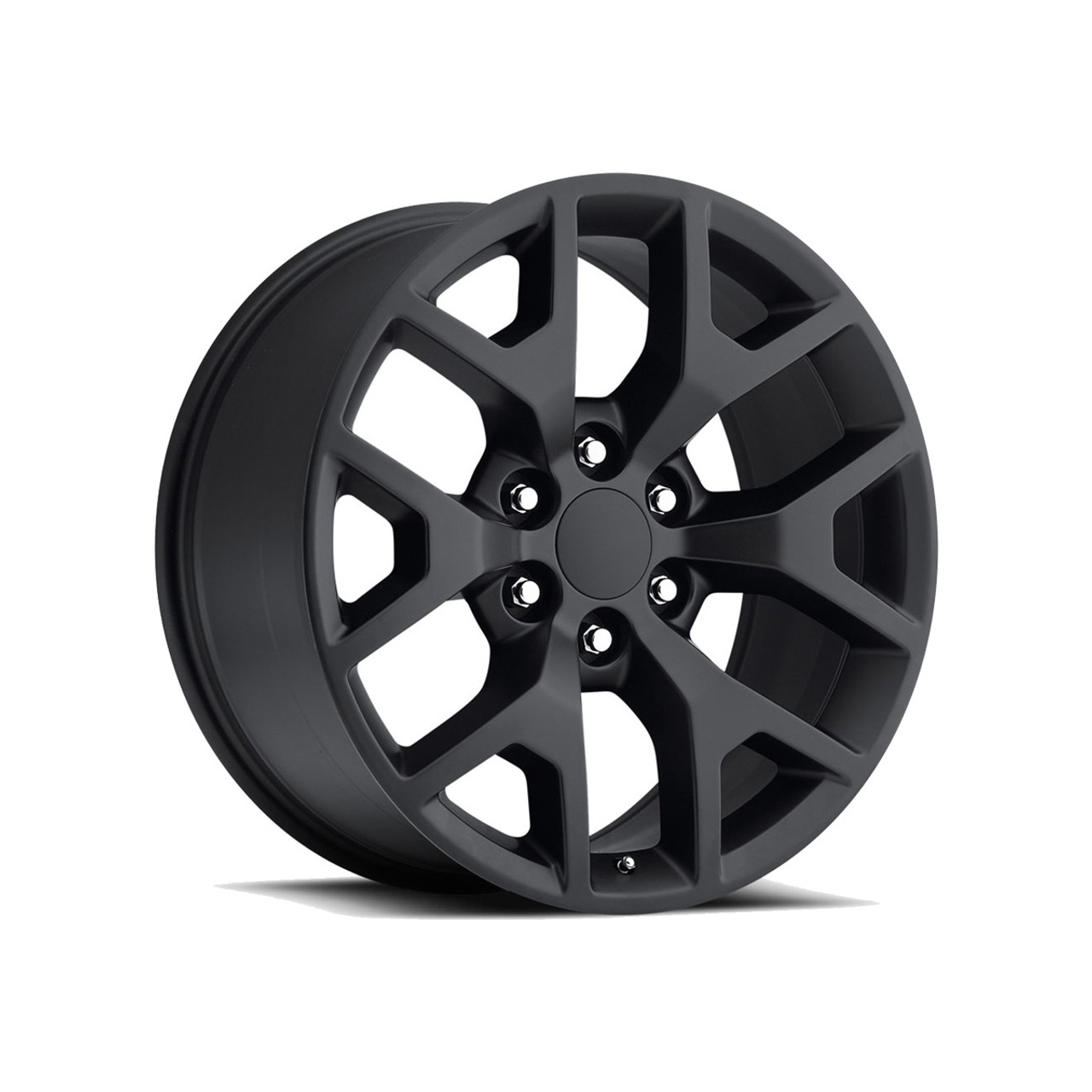 FR 44 Honeycomb Replica Wheel, Satin Black, 20x9 :: 2014-2025 Silverado & GMC Sierra 1500