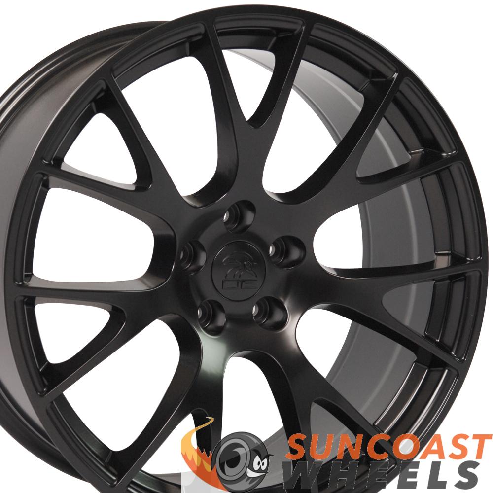 22" Rim Fits RAM Hellcat Wheel DG69 22x10 Satin Black