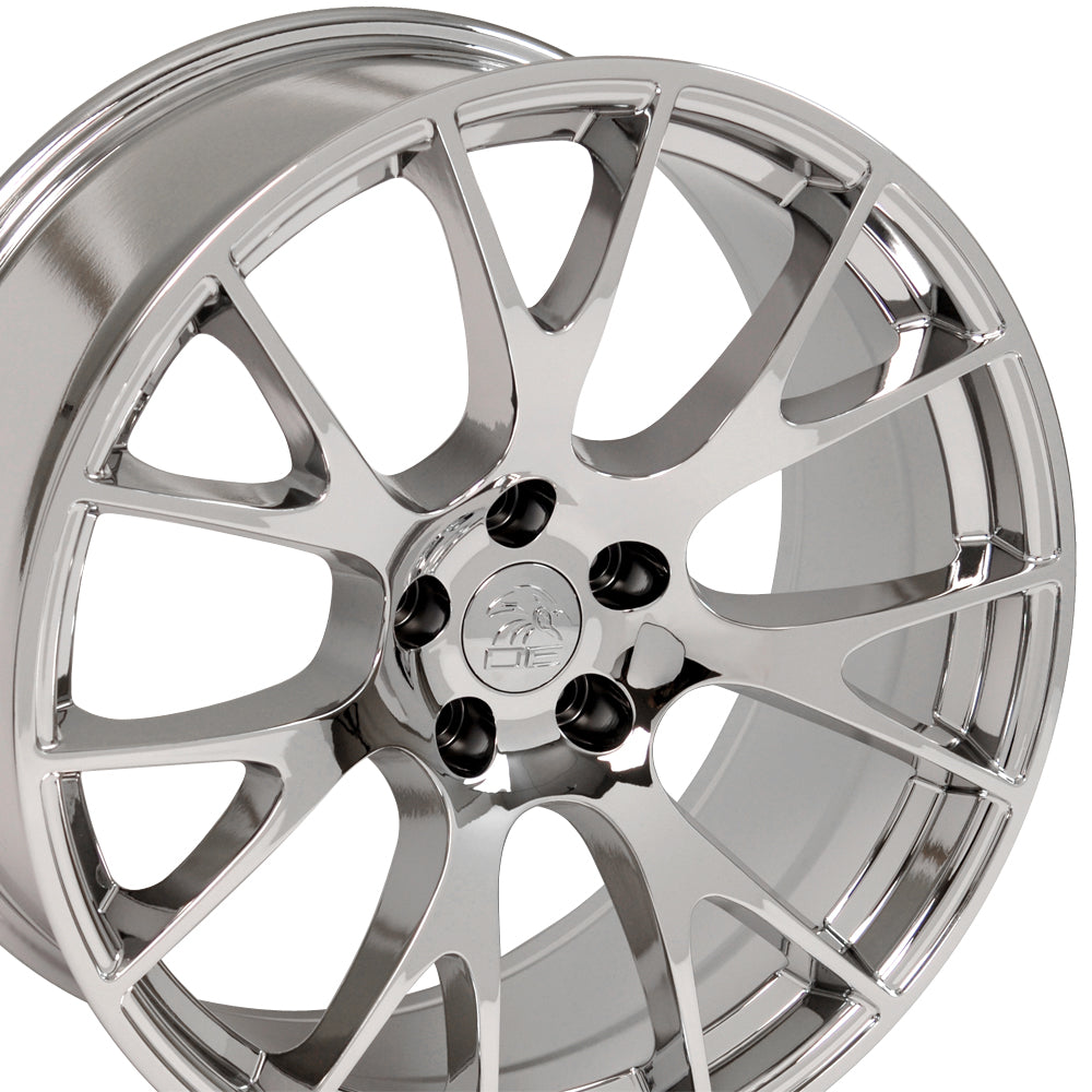 20" Fits Dodge - Hellcat Style Wheel - PVD Chrome 2x9