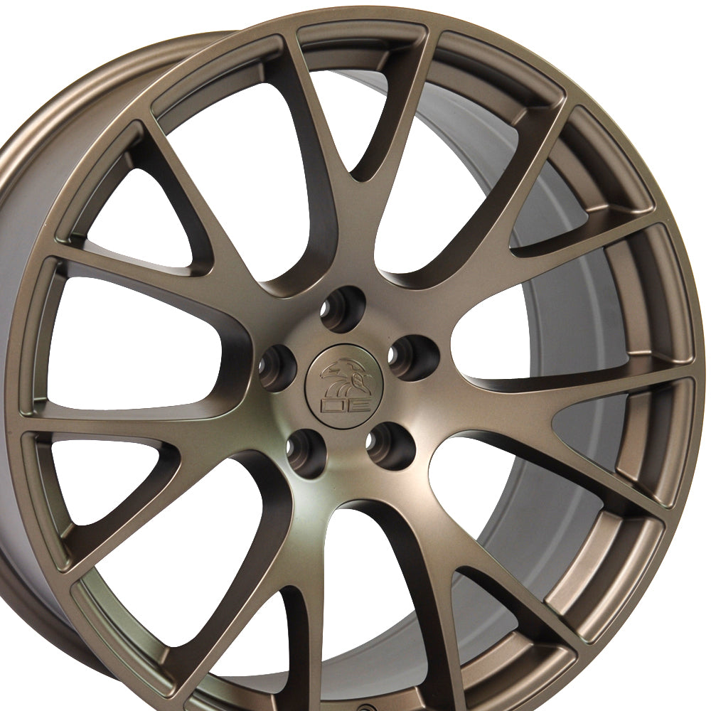 22" Rim Fits RAM 1500 Hellcat Wheel DG69 22x10 Bronze