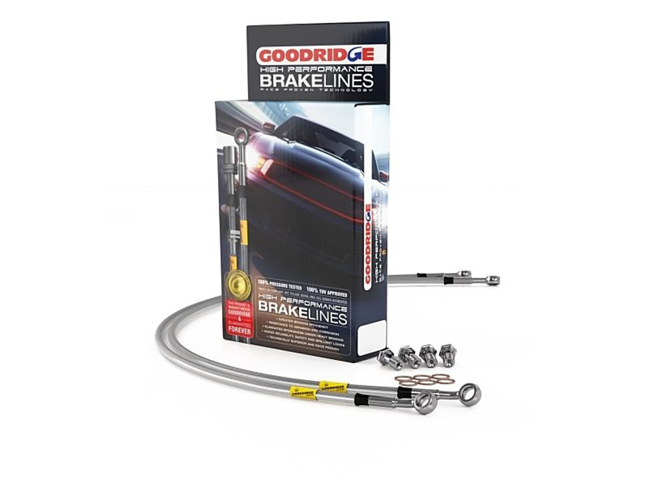 Goodridge G-Stop Brake Line Kit, Set of 4 :: 2016-2024 Camaro LS, LT w/Brembo Calipers