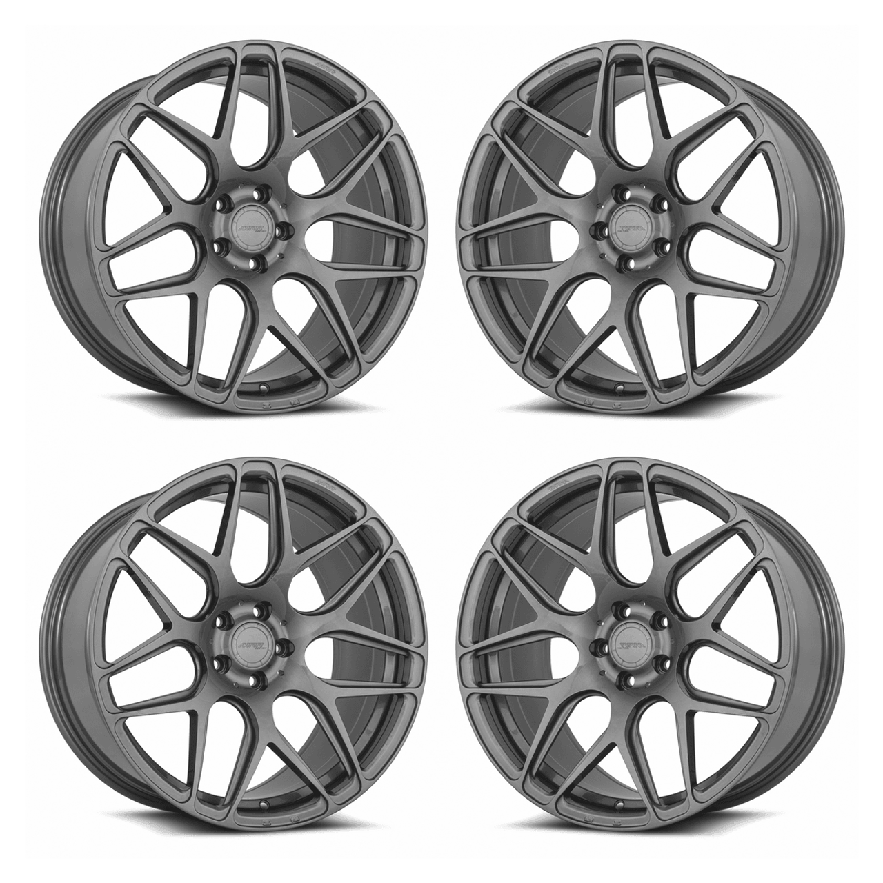 MRR FS01 Wheel Set, Gloss Gun Metal, 19x8.5 & 20x11 :: 2020-2025 C8 Corvette