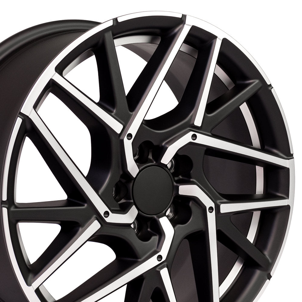 18" Rim Fits Honda Civic Style 18x8 Satin Black Mach'd Hollander 64107