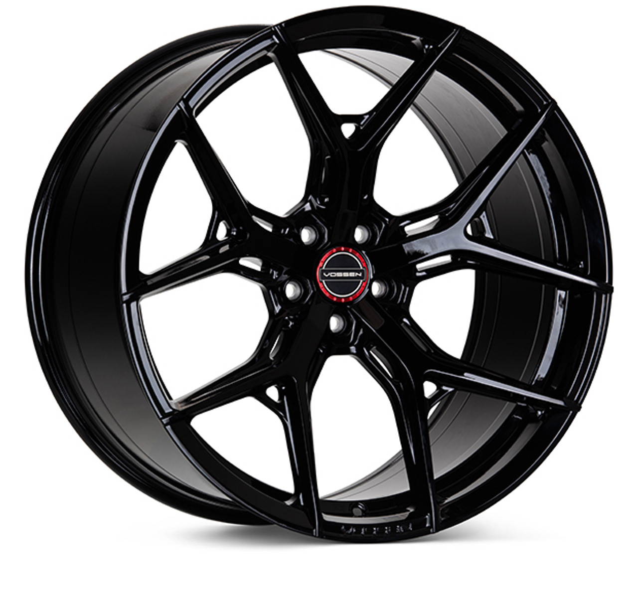 Vossen HF-5 Hybrid Forged Front Wheel, Gloss Black, Flat Face, 20x9 +35 :: 2020-2025 Corvette