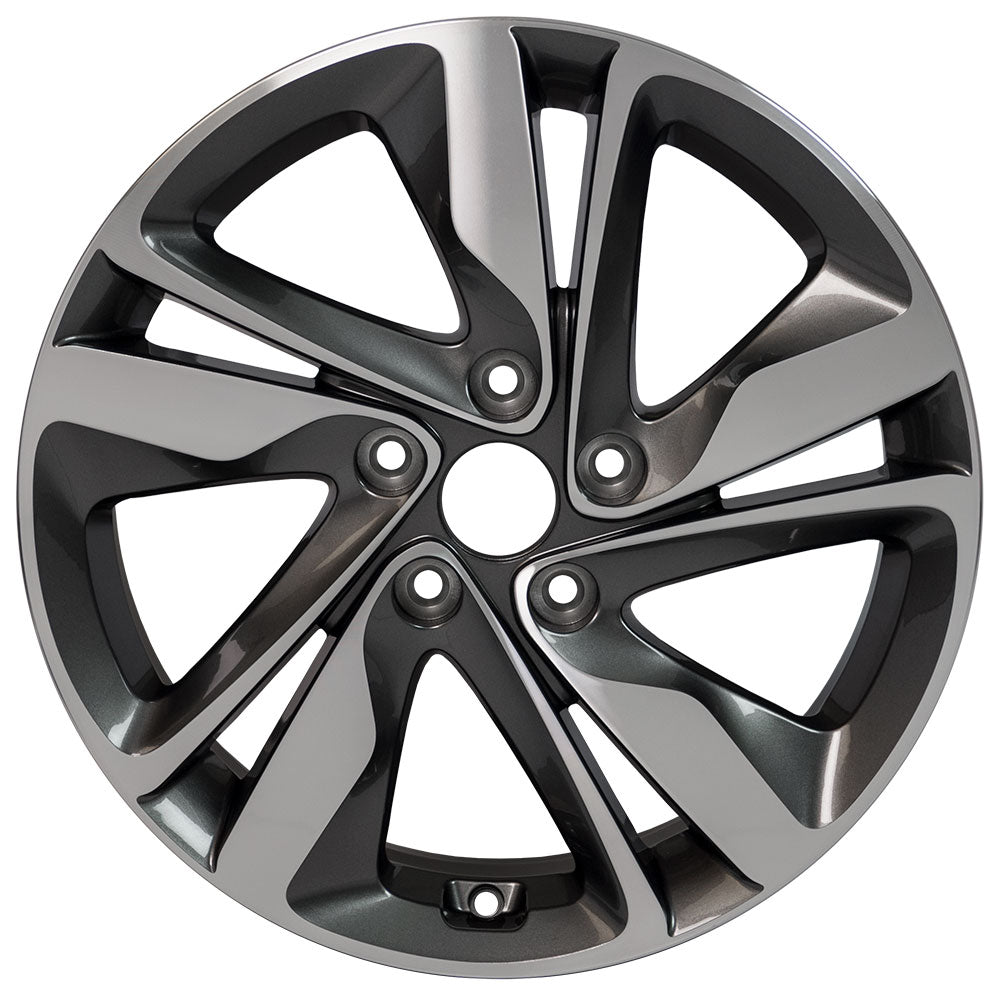 17" Hyundai - Elantra OEM Wheel - Gunmetal Machined Face 17x7