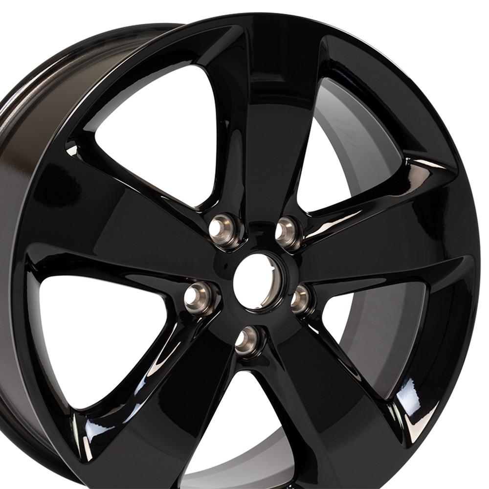 20" fits Jeep - Grand Cherokee OEM "Take-Off" Wheel - Black 20x8