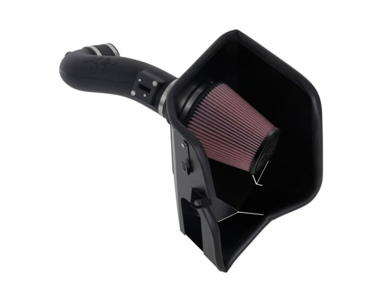 K&N Performance Cold Air Intake System, Oiled Filter :: 2019-2025 Silverado & GMC Sierra1500 5.3L, 6.2L