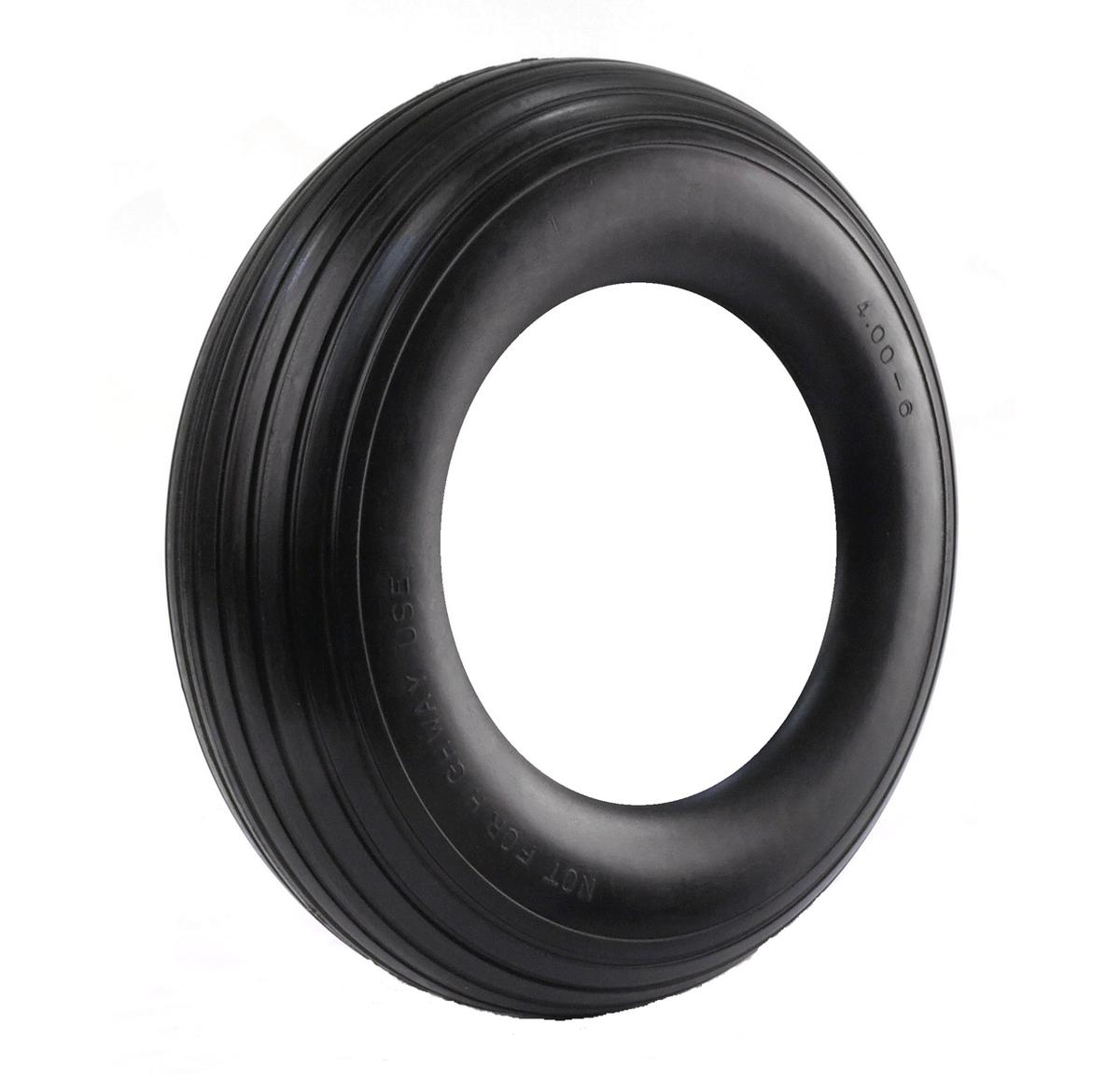 Kenda Flat Free Rib Tire Only 15-6.00-6 Yard - Lawn Tire