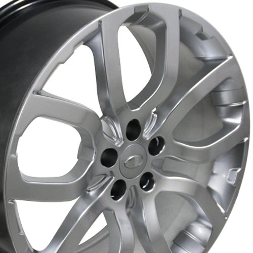 20" Fits Land Rover - Evoque Style Wheel - Hyper Silver 2x9