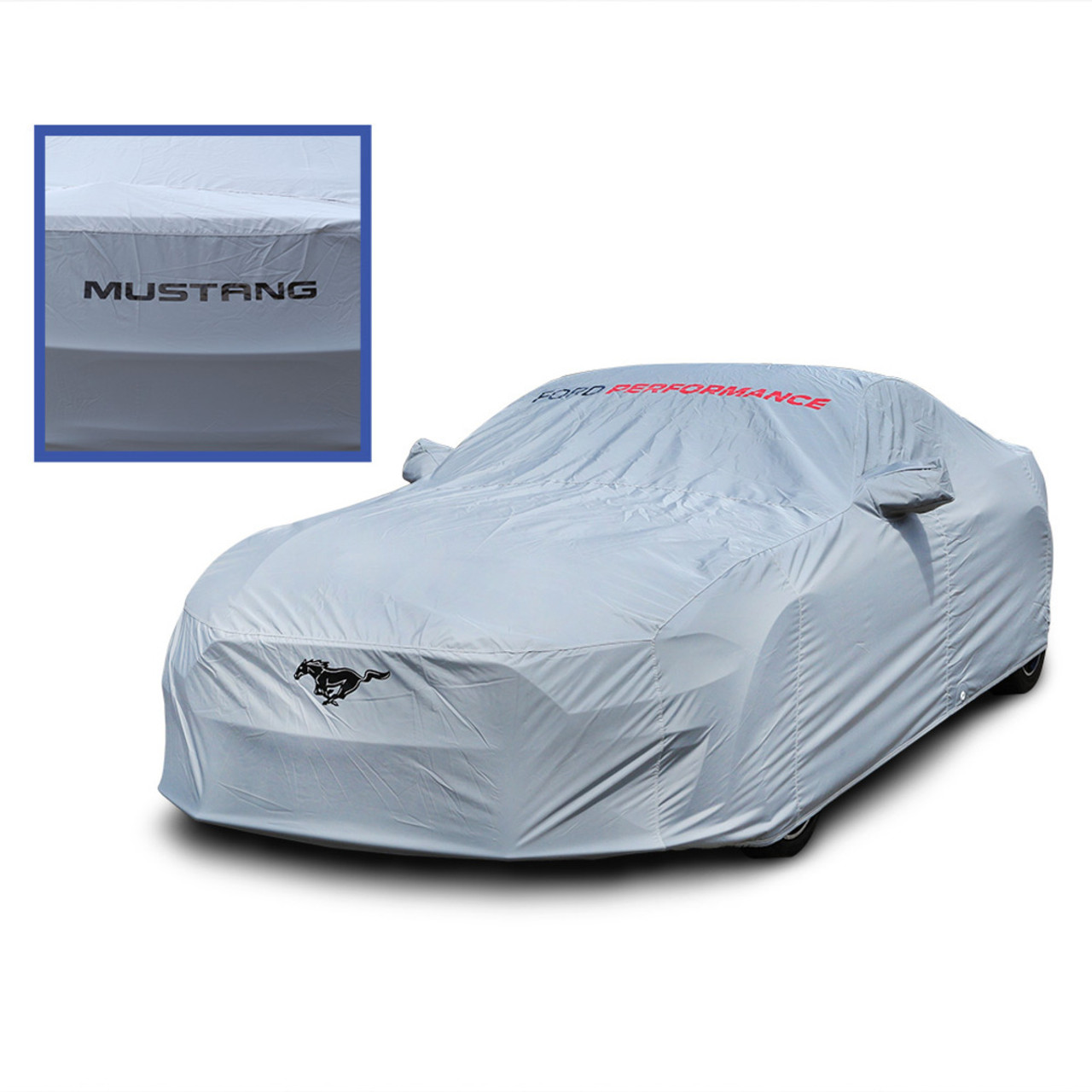 Ford Performance Car Cover, Gray :: 2015-2023 Ford Mustang V6, GT & EcoBoost