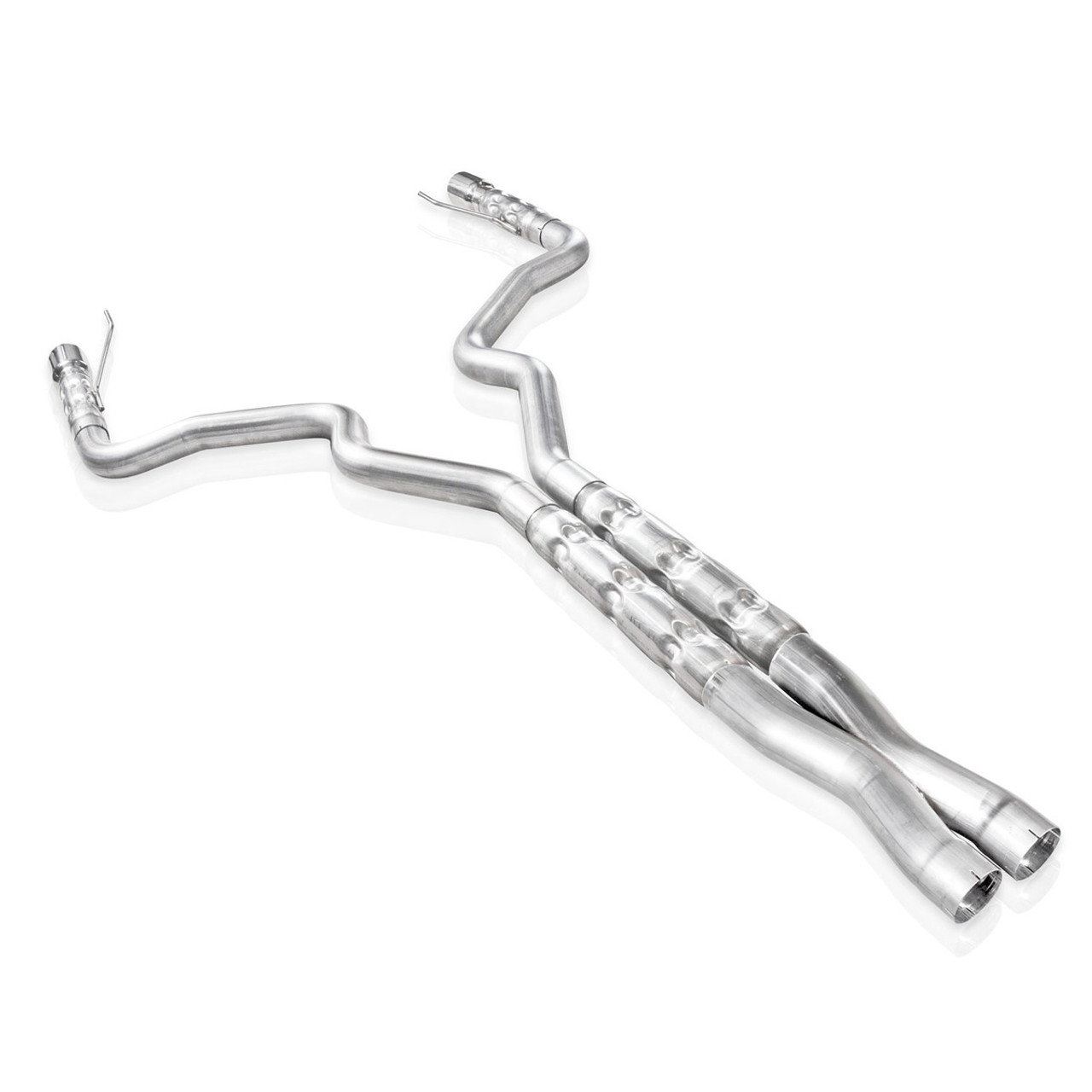 Stainless Works 2.5" Retro Chambered Cat-Back Exhaust w/ X-Pipe, Factory Connect :: 2015-2017 Mustang GT