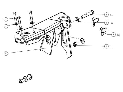 BajaKits PreRunner kit - Frame Side Bypass Mount | 2015-22 Colorado / Canyon