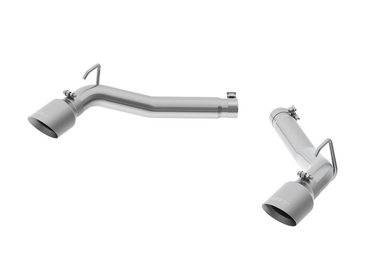 MBRP Installer Series 3" Dual Axle-Back Muffler Delete Exhaust System w/ 4.5" Dual Tips, Aluminized Steel :: 2010-2015 Camaro V6 LS/LT