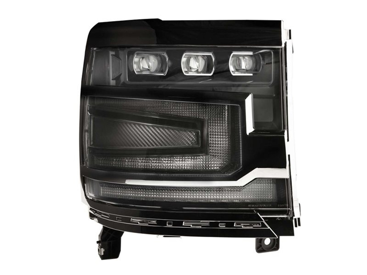 Morimoto XB LED Headlights, Unfinished Black Trim :: 2016-2018 Chevrolet Silverado 1500