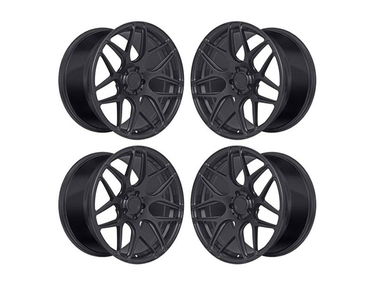MRR FS01 Wheel Set, Matte Black, 20x10 & 20x11 :: 2010-2024 Camaro