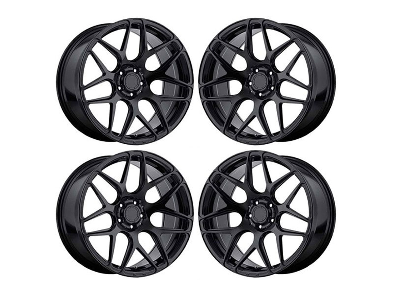 MRR FS01 Wheel Set, Gloss Black, 20x10 :: 2010-2015 Camaro