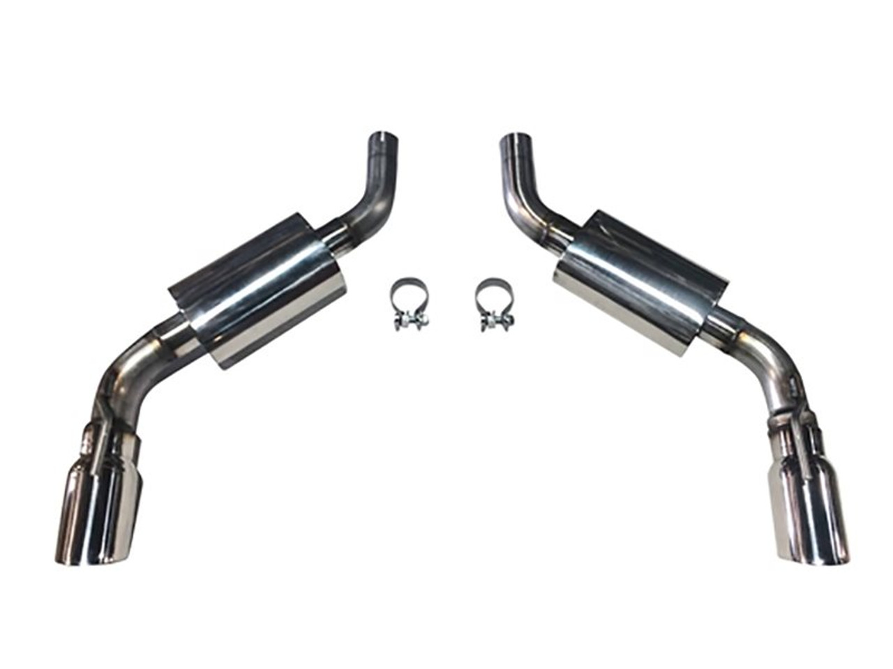 MRT 3" Version 2 Axle-Back Exhaust System, 4" Dual Polished Tips :: 2016-2024 Camaro 2.0L 4-Cyl