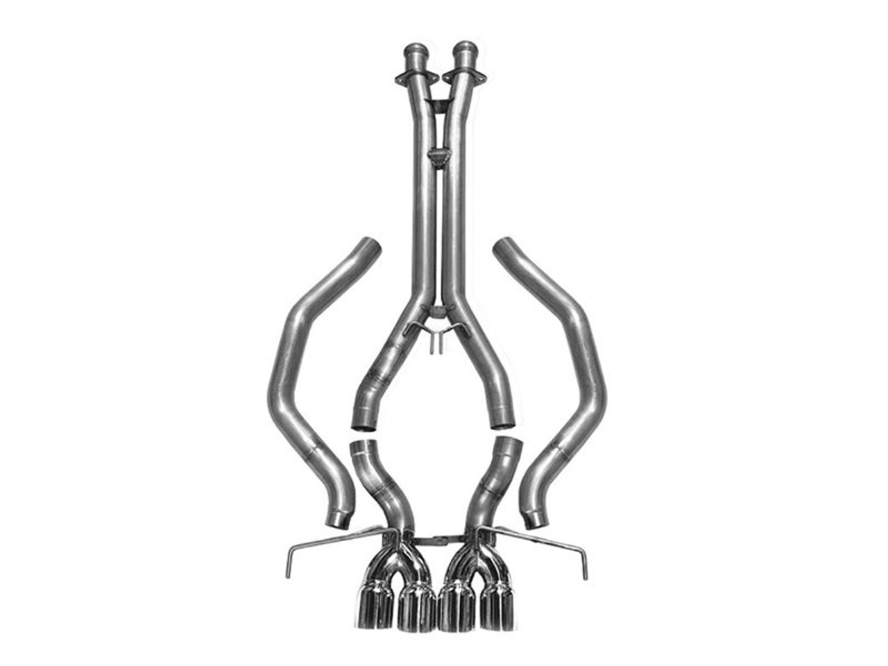 MRT 3" QuadFlow Cat-Back Exhaust System, 4" Quad Polished Tips :: 2014-2019 C7 Corvette