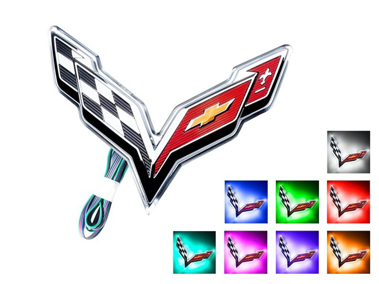 Oracle Illuminated Rear Emblem, Dual Intensity :: 2014-2019 C7 Corvette